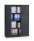 Rollladenschrank 330983, abschlie&szlig;bar, 4 OH, anthrazitgrau, 100x160x43cm (BxHxT)