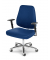 Bürostuhl ATLAS DV, blau / chrom, bis 220kg