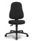 B&uuml;rostuhl COMFORT P, schwarz / schwarz, bis 110kg, ohne Kopfst&uuml;tze