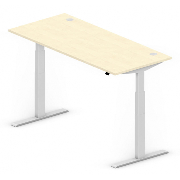 4255704310238 - Sitz-Steh-Schreibtisch Comfort Multi M Pro 331907 elektrisch höhenverstellbar 64-130cm (H) 2000mmx800mm (BxT) rechteckig aho