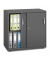 Schiebet&uuml;renschrank MULTI M pro 333247, abschlie&szlig;bar, 2 OH, anthrazit, 80x78x42cm (BxHxT)
