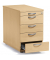 Standcontainer 294413, buche, 5 Schubladen, Holz, abschlie&szlig;bar