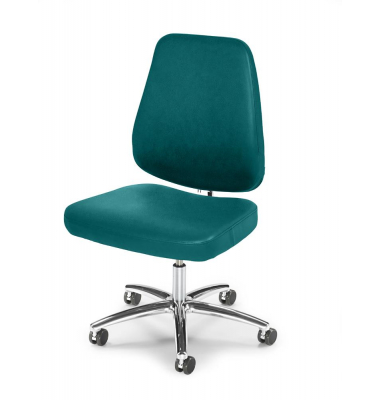 Bürostuhl ATLAS DV, türkis / chrom, bis 220kg