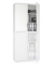 Aufsatzschrank MULTI M pro 294448, abschlie&szlig;bar, 2x3 OH, wei&szlig;, 100x111x42cm (BxHxT)