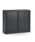 Rollladenschrank 330995, abschlie&szlig;bar, 2,5 OH, schwarz, 120x100x43cm (BxHxT)