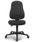 B&uuml;rostuhl COMFORT P, anthrazit / schwarz, bis 110kg, ohne Kopfst&uuml;tze