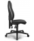 B&uuml;rostuhl COMFORT P, anthrazit / schwarz, bis 110kg, ohne Kopfst&uuml;tze