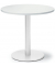 Konferenztisch 295363, 73,5cm (H), 80x80cm (BxT), 4 Personen, rund, weiß / weiß