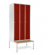 Garderobenspinde SYSTEM SP1 mit Sitzbank