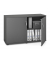 Aktenschrank MULTI M pro 332857, abschlie&szlig;bar, 2x2 OH, anthrazit, 120x78x42cm (BxHxT)