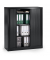 Rollladenschrank 330985, abschlie&szlig;bar, 3,5 OH, schwarz, 120x136x43cm (BxHxT)
