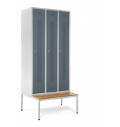 Garderobenspinde SYSTEM SP1 mit Sitzbank