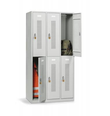 Doppelstöckiger Spind SYSTEM SP1 ohne Unterbau Doppelstöckiger Spind SYSTEM SP1 ohne Unterbau