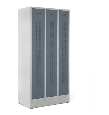 Garderobenspinde SYSTEM SP1 mit Sockel Garderobenspinde SYSTEM SP1 mit Sockel