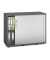 Rollladenschrank MULTI M pro 333281, abschlie&szlig;bar, 2 OH, anthrazit/alusilber, 100x78x42cm (BxHxT)