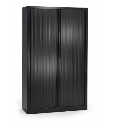 Rollladenschrank 330964, abschlie&szlig;bar, 5 OH, schwarz, 120x198x43cm (BxHxT)