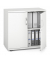 Aktenschrank MULTI M pro 294432, abschlie&szlig;bar, 2 OH, wei&szlig;, 80x78x42cm (BxHxT)