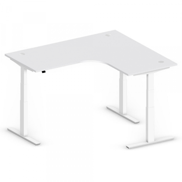 4255704312157 - Sitz-Steh-Schreibtisch Jumbo Multi M 295136 elektrisch höhenverstellbar 1800mmxmm (BxT) L-Form lichtgrau Weiß RAL 9016 42 4255704312157 - Sitz-Steh-Schreibtisch Jumbo Multi M 295136 elektrisch höhenverstellbar 1800mmxmm (BxT) L-Form lichtgrau Weiß RAL 9016 42