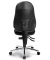 B&uuml;rostuhl COMFORT P, schwarz / chrom, bis 110kg, ohne Kopfst&uuml;tze