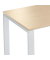 Stehtisch CELSUS 295042 110cm (H), 140x70cm (BxT), rechteckig, ahorn / weiß