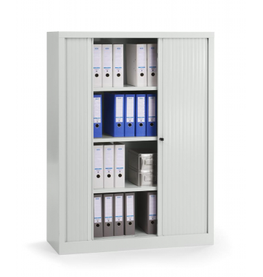 Rollladenschrank 330976, abschlie&szlig;bar, 4 OH, lichtgrau, 120x160x43cm (BxHxT)