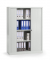 Rollladenschrank 330976, abschlie&szlig;bar, 4 OH, lichtgrau, 120x160x43cm (BxHxT)