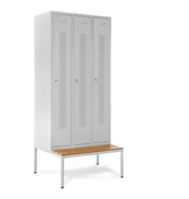 Garderobenspinde SYSTEM SP1 mit Sitzbank