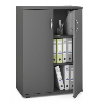 Aktenschrank MULTI M pro 332859, abschlie&szlig;bar, 3 OH, anthrazit, 80x114x42cm (BxHxT)