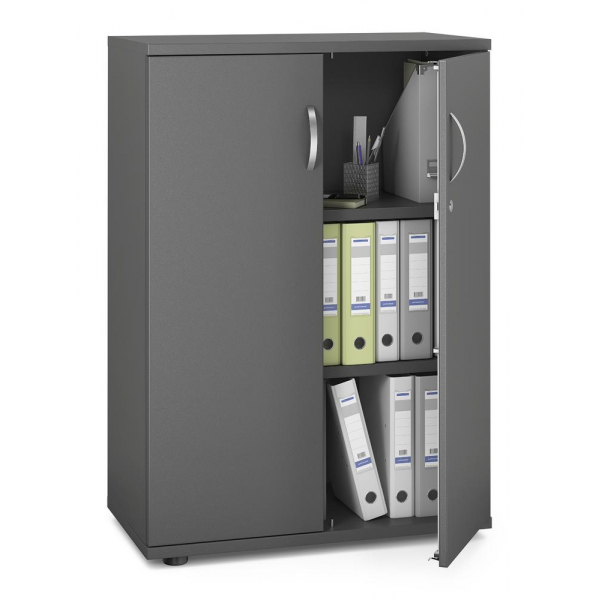 Deskin Aktenschrank MULTI M pro 332859, abschließbar, 3 OH, anthrazit, 80x114x42cm (BxHxT)  Deskin