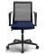 Bürodrehstuhl SIGMA SMART, schwarz/blau / schwarz, bis 110kg