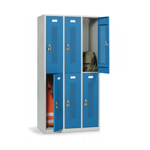 4255704312577 - Doppelstöckiger Spind SYSTEM SP1 ohne Unterbau 4255704312577 Deskin