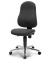 B&uuml;rostuhl COMFORT P, anthrazit / chrom, bis 110kg, ohne Kopfst&uuml;tze