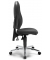 B&uuml;rostuhl COMFORT P, anthrazit / chrom, bis 110kg, ohne Kopfst&uuml;tze