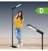 LED-Stehlampe 330932, schwarz, mit zerlegt