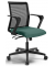 Bürodrehstuhl SIGMA SMART, schwarz/grün / schwarz, bis 110kg