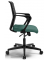 Bürodrehstuhl SIGMA SMART, schwarz/grün / schwarz, bis 110kg