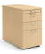 Standcontainer 294417, buche, 3 Schubladen, Holz, abschlie&szlig;bar
