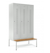 Garderobenspinde SYSTEM SP1 mit Sitzbank