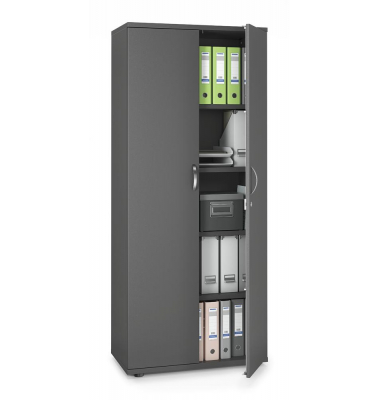 Aktenschrank MULTI M pro 332871, abschlie&szlig;bar, 5 OH, anthrazit, 80x189x42cm (BxHxT)