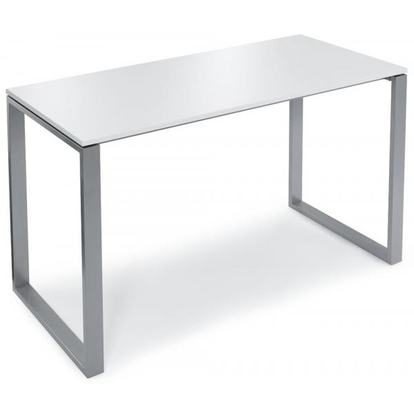 4255704313420 - Stehtisch CELSUS 295033 110cm (H) 140x70cm (BxT) rechteckig weiß   silber 4255704313420 Deskin