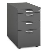 Standcontainer 333373, anthrazit, 3 Schubladen, Holz, abschlie&szlig;bar