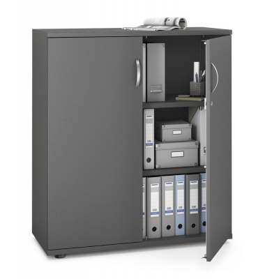 Aktenschrank MULTI M pro 332861, abschlie&szlig;bar, 3 OH, anthrazit, 100x114x42cm BxHxT)