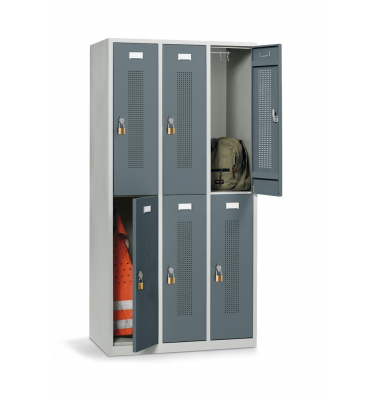 Doppelstöckiger Spind SYSTEM SP1 ohne Unterbau