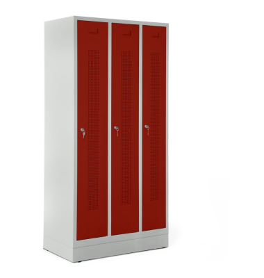 Garderobenspinde SYSTEM SP1 mit Sockel Garderobenspinde SYSTEM SP1 mit Sockel