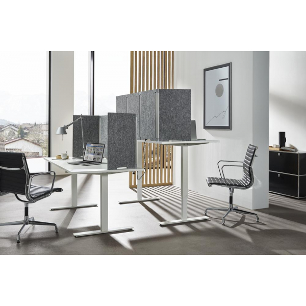 4255704314076 - Tischtrennwand SIENNA faltbar 5-flügelig 4255704314076 Deskin