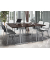 Klapptisch MODUL, 160x80cm (BxT), 72cm (H), Holz, rechteckig, nussbaum dunkel / chrom