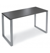 Stehtisch CELSUS 110cm (H), 140x70cm (BxT), rechteckig, anthrazit / silber