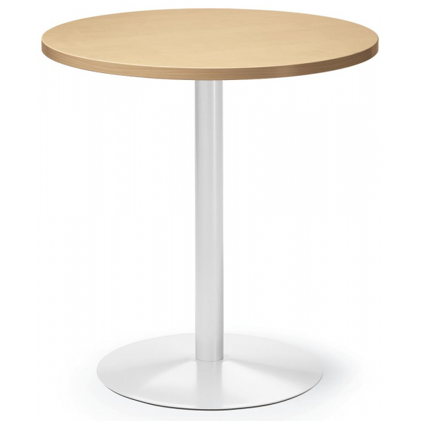 4255704314229 - Konferenztisch MODUL 72cm (H) 70x70cm (BxT) 3 Personen rund buche   weiß 4255704314229 Deskin