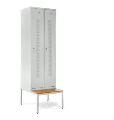 Garderobenspinde SYSTEM SP1 mit Sitzbank