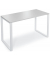 Stehtisch CELSUS 295045 110cm (H), 160x80cm (BxT), rechteckig, lichtgrau / weiß